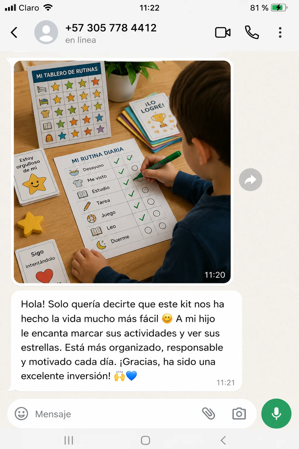 Testimonio real de una familia usando el Kit TDAH en Acción